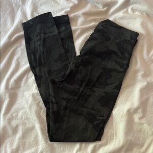 Lululemon Athletica Dark Camo Leggings